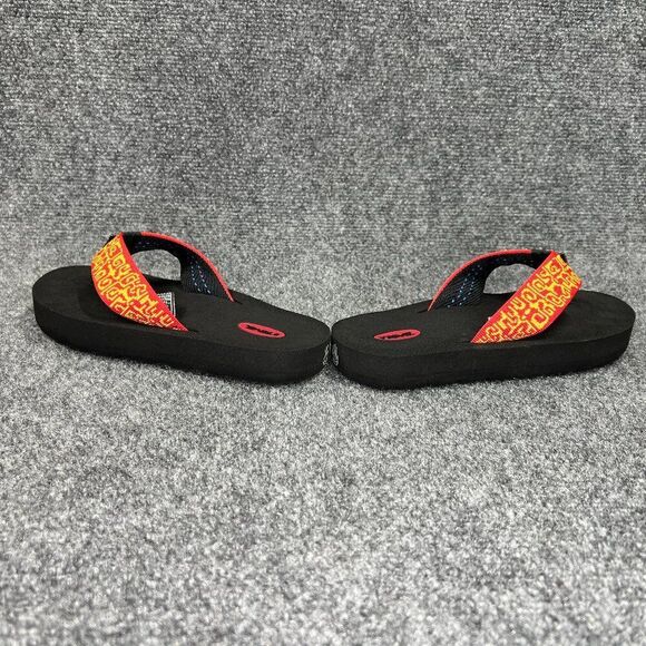 Teva Sandals Women's 6 Red Vintage Toe Post Platform Beach Athletic Flip Flops - Picture 6 of 13